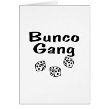 Cuadrilla de Bunco Tarjetas