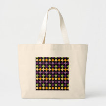 Cuadros de colores borrosos bolsa de mano