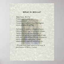 Cuál es poster de Wicca
