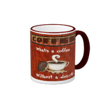 ¡Cuál es un café sin un buñuelo! Taza De Café