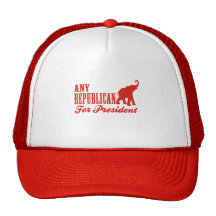 CUALESQUIERA REPUBLICANOS PARA EL PRESIDENTE (GOP) GORRO DE CAMIONERO