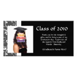 Cualquier graduación de las vides de Year~ agradec Tarjetas Con Fotos Personalizadas