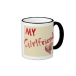 Cualquier persona pero yo mi novia - taza