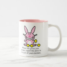 Cuando la vida le da los limones taza de café