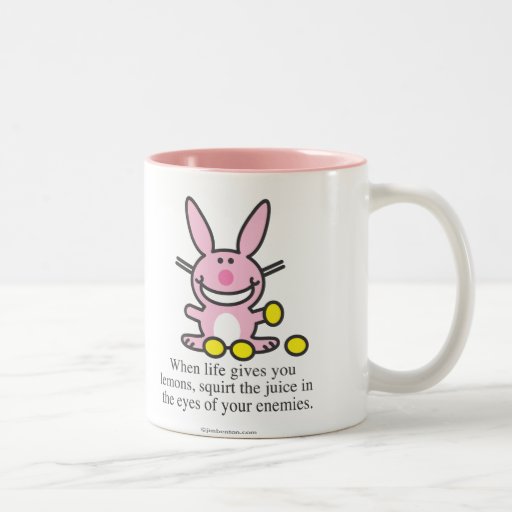 Cuando la vida le da los limones taza de café