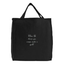 Cuando la vida le da los pedazos, haga un edredón bolsas