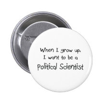 Cuando me crezco quiera ser un politólogo pins