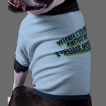 Cuando me pienso en mí tenga miedo de mismo ropa para mascotas