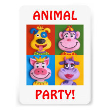 Cuatro caras animales anuncios personalizados