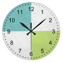 Cuatro cuadrados relojes