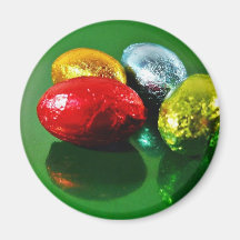 Cuatro huevos de Pascua Imán Para Frigorifico