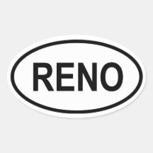 CUATRO Reno, Nevada Pegatina