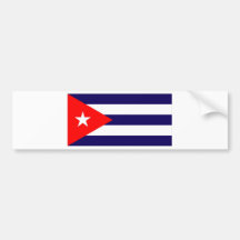 CUBA ETIQUETA DE PARACHOQUE