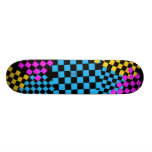 cubierta a cuadros colured tablas de skate