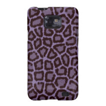 Cubierta/caja púrpuras del estampado de animales d galaxy SII carcasas