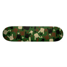 Cubierta Camo de la roca Monopatín