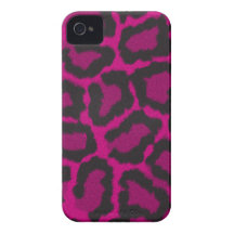 Cubierta/caso del estampado de animales de la pant Case-Mate iPhone 4 cárcasa