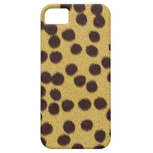 Cubierta/caso del estampado de animales del guepar iPhone 5 Case-Mate carcasa