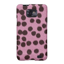 Cubierta/caso rosados del estampado de animales de galaxy s2 fundas