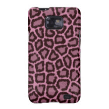Cubierta/caso rosas claros del estampado de animal galaxy s2 fundas