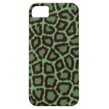 Cubierta/caso verdes claros del estampado de anima iPhone 5 Case-Mate carcasa