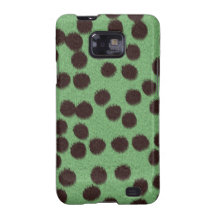 Cubierta/caso verdes claros del estampado de anima samsung galaxy SII funda