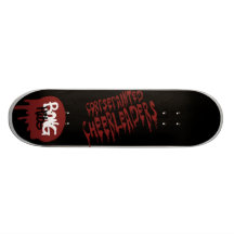 cubierta corpsepainted del patín de las animadoras