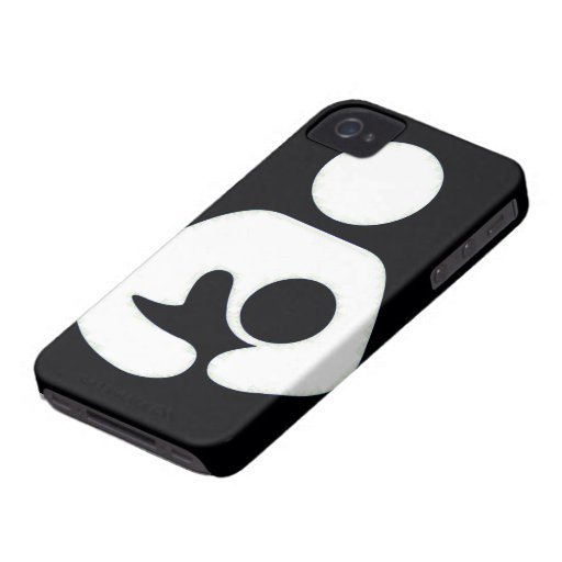 Cubierta de amamantamiento del iphone 4 (negro) Case-Mate iPhone 4 fundas