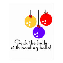 Cubierta de BowlingChick los pasillos Postales