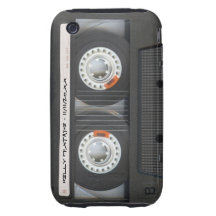 Cubierta de encargo del iPhone 3G de Mixtape iPhone 3 Tough Protectores