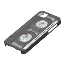 Cubierta de encargo del iPhone 5 de Mixtape iPhone 5 Case-Mate Fundas