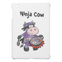 Cubierta de Ipad de la vaca de Ninja mini