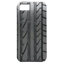 Cubierta de la caja del neumático de coche del aut iPhone 5 carcasas
