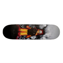 Cubierta de la serie del "saludo" patines personalizados