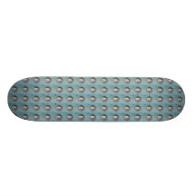 Cubierta de plata de las esferas de la burbuja tabla de patinar
