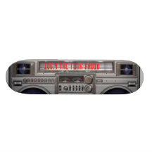 CUBIERTA DE RADIO DEL MIEDO PATINES PERSONALIZADOS