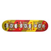 Cubierta de UNKL UniPoker Tablas De Skate
