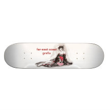 Cubierta del geisha tablas de skate