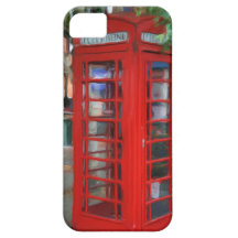 Cubierta del iPhone de la cabina de teléfono de Lo iPhone 5 Case-Mate Funda