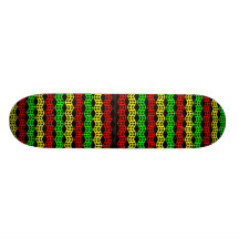 Cubierta del monopatín de la cinta de Rasta