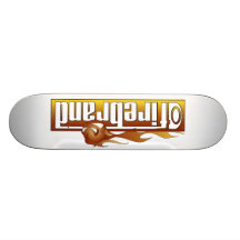 Cubierta del monopatín del logotipo de la tea - na