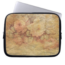 Cubierta del ordenador portátil de la flor del vin fundas portátiles