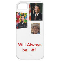 Cubierta del teléfono de Ronald Reagan I iPhone 5 Protectores
