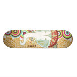 Cubierta exótica del elefante blanco Sk8 Patines Personalizados