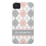Cubierta gris rosada de la casamata del iPhone 4 d Case-Mate iPhone 4 Protectores