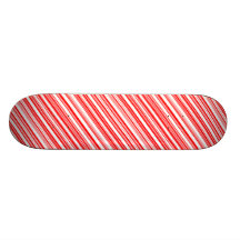 Cubierta rayada del monopatín del navidad sk8 del 