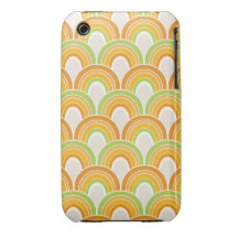Cubierta retra del modelo de los semi-círculos Case-Mate iPhone 3 carcasas