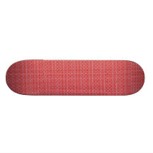 Cubierta roja del monopatín del diseño de la óptic