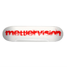 Cubierta roja del patín de Mettlervision