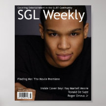 Cubierta semanal de Martell Moore SGL del rayo Posters
